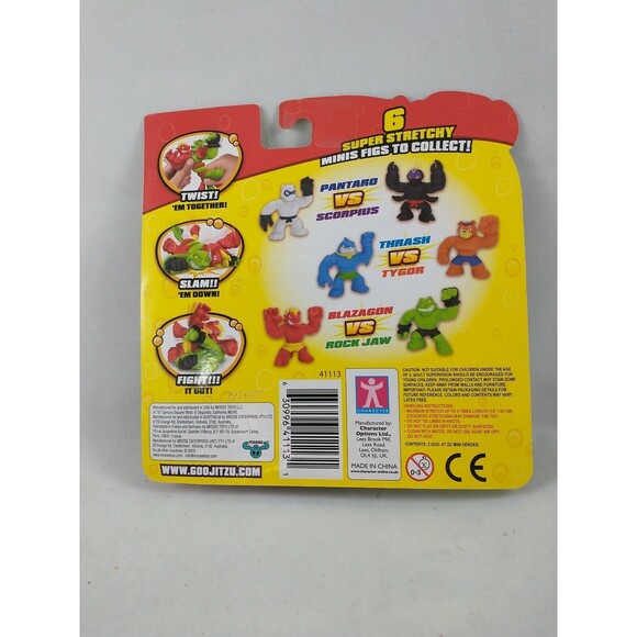 HEROES OF GOO JIT ZU MINIS BLAZAGON VS ROCK JAW 2 PACK NIB MOC - Picture 2 of 9